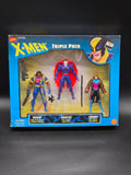 X-Men triple pack Bishop, Sinister, and Gambit Toybiz 1999