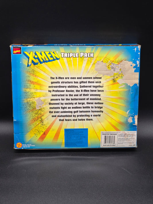 X-Men triple pack Bishop, Sinister, and Gambit Toybiz 1999
