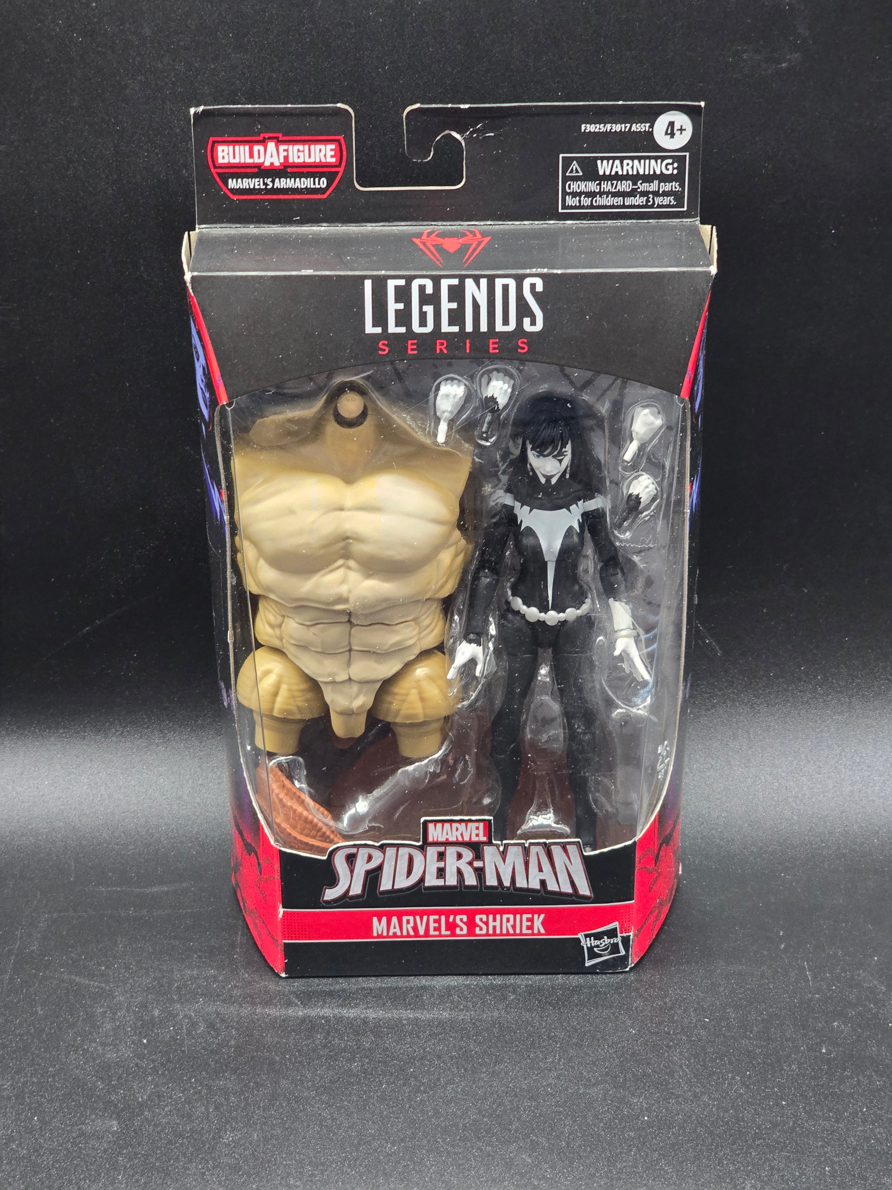 Shriek Spider-Man Marvel Legends BAF Armadillo