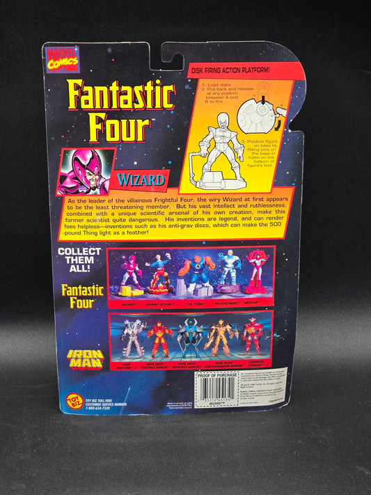 Wizard Fantastic Four Toybiz 1996 (miss package front label)