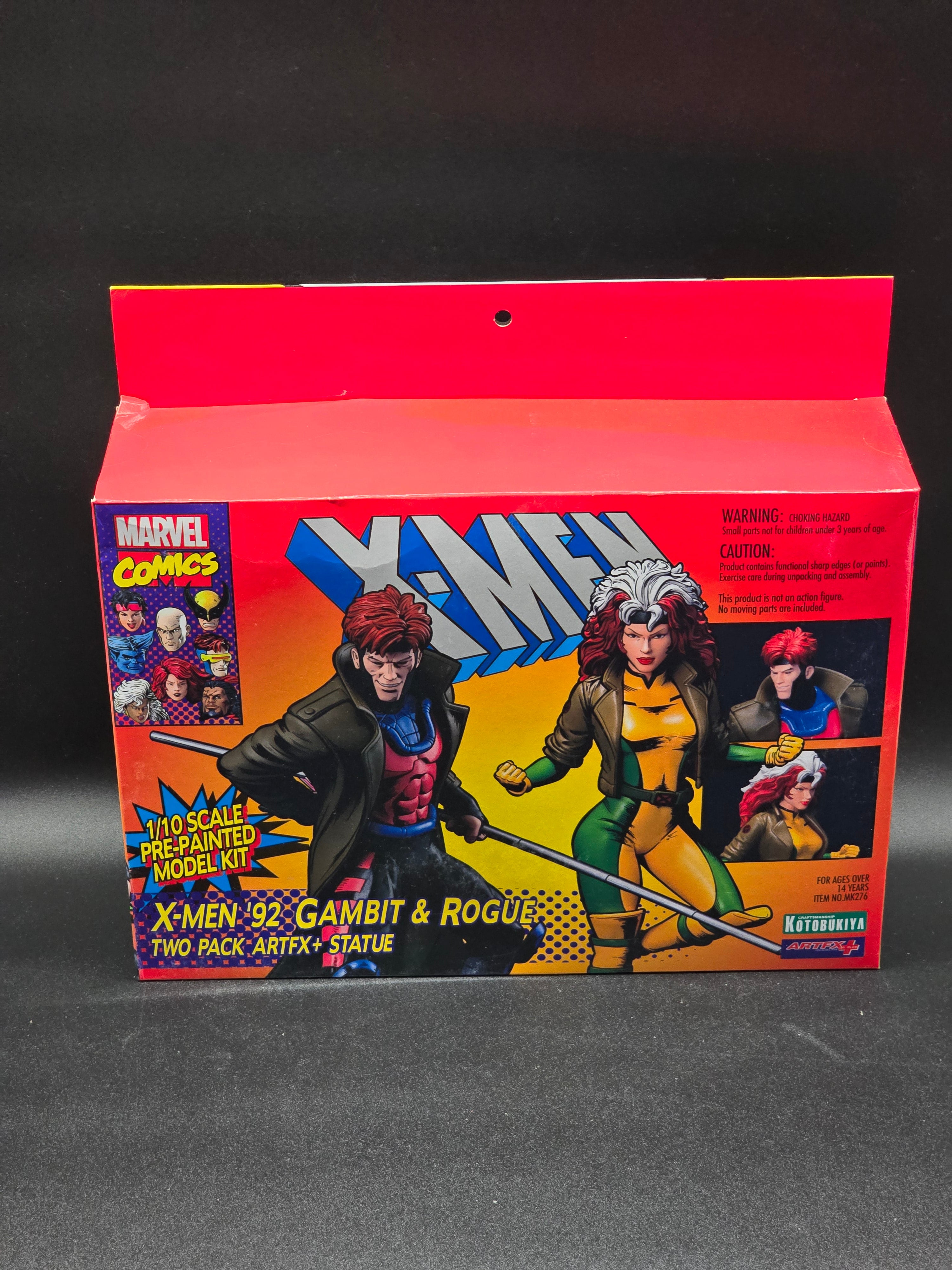 Gambit & Rogue Kotobukiya X-Men '92 1/10th Scale Two-Pack Artfx+ Statue Set
