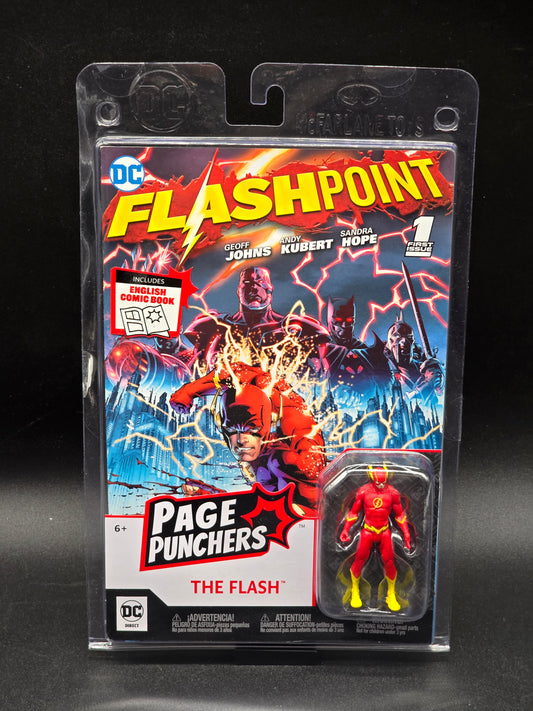 THE FLASH 3″ FIGURE WITH COMIC Page Punchers McFarlane (variant)