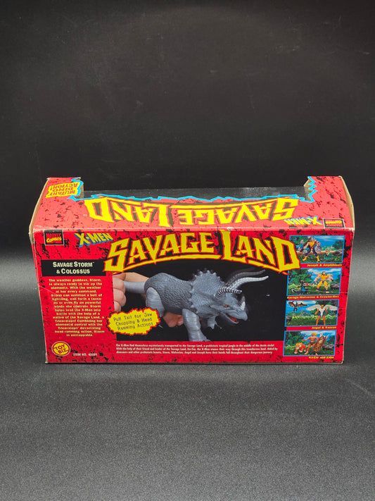 Savage Storm and Colossus X-Men Savage Land Toybiz 1997