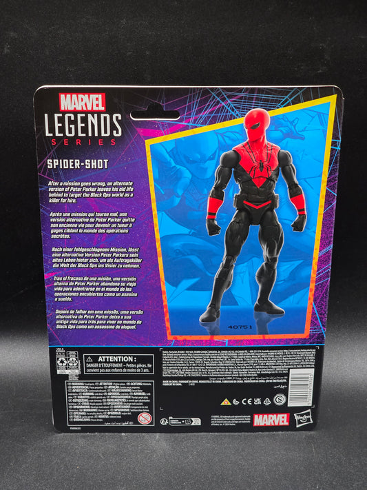 Spider-Shot Marvel Legends Spider-Man wave 1