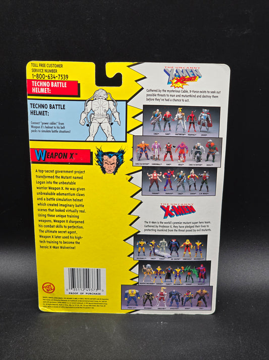 Wolverine Weapon-X 1993 Toybiz 4th Ed blue shorts silver tube variant