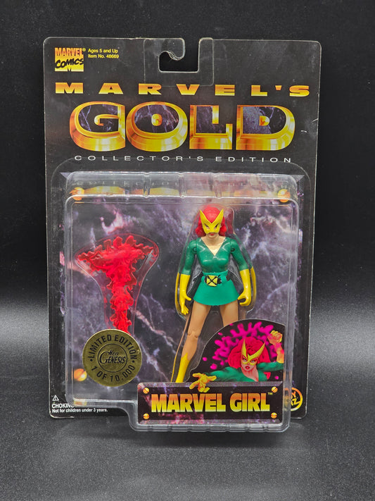 Marvel Girl Marvel's Gold 1997 Toybiz Collectors Limited Ed