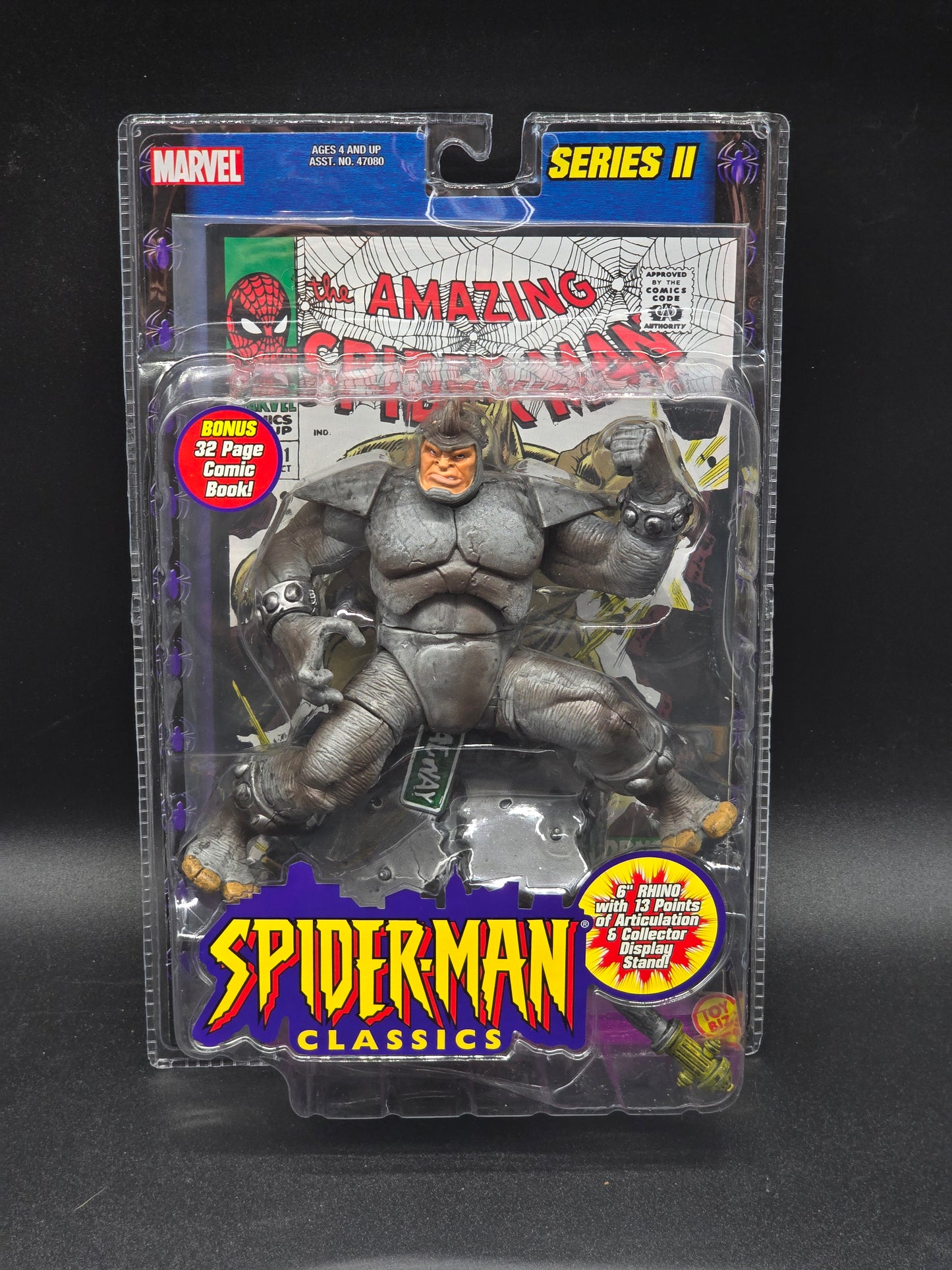 Rhino Marvel Legends Spider-Man Classics series 2, 2001