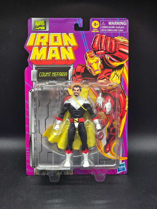 Complete 6 figure Marvel Legends Iron Man Retro