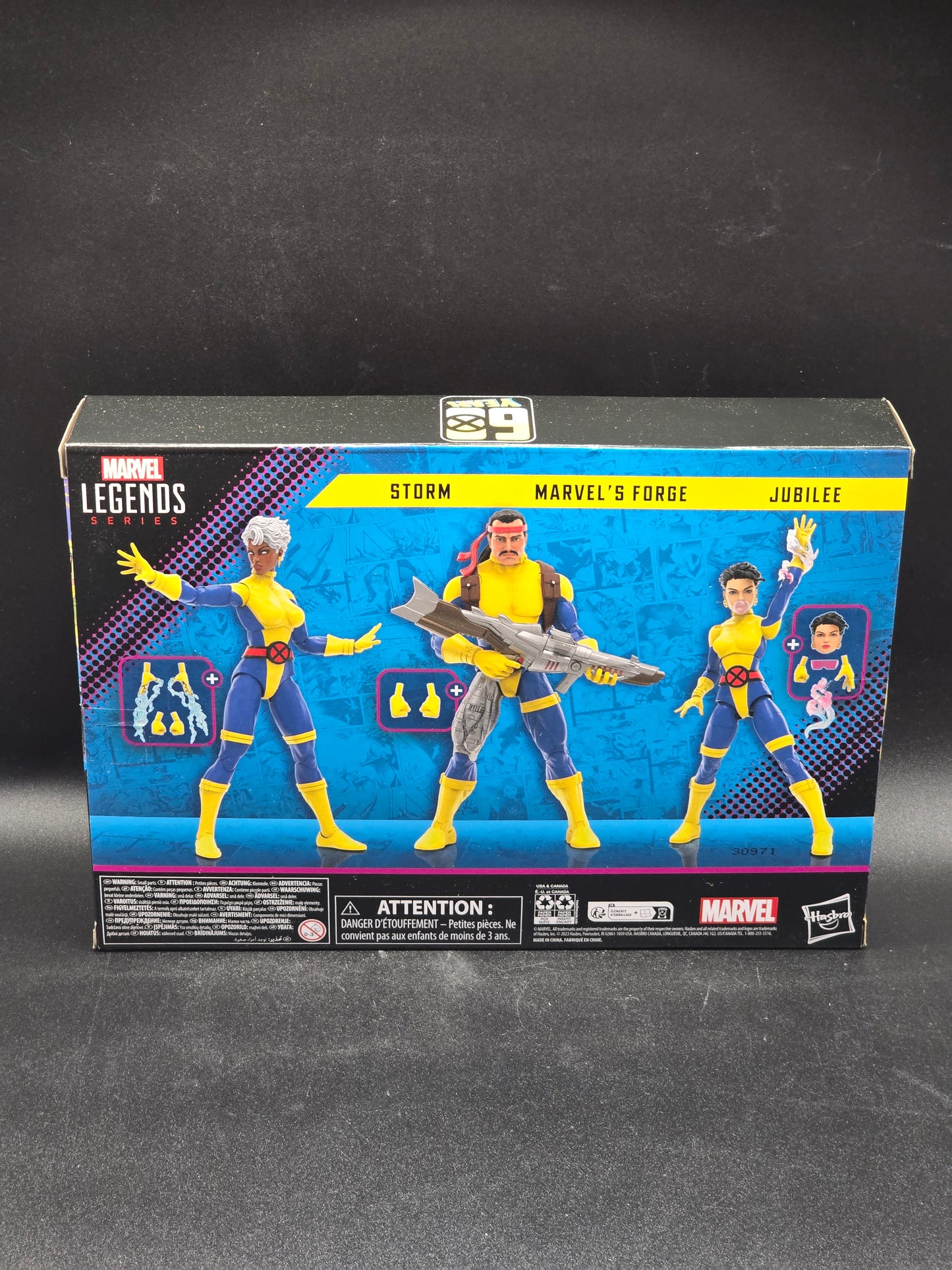 Forge, Storm, Jubilee Set Marvel Legends X-Men 60th Anniversary Collection