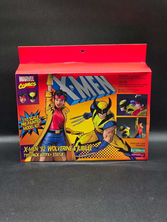 Wolverine and Jubilee X-Men '92 2 pack Artfx+ Statue