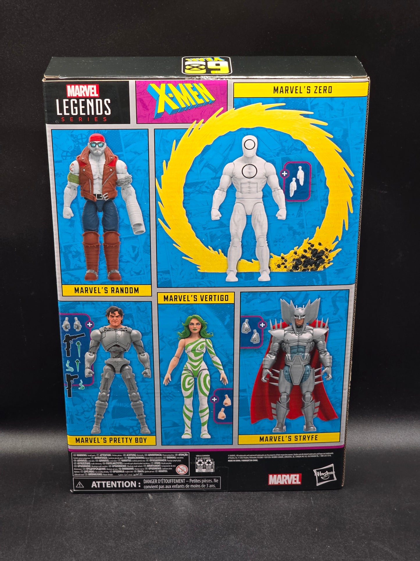 X-Men Villains Figures 5 pack Marvel Legends 2023 X-Men 60th Anniversary