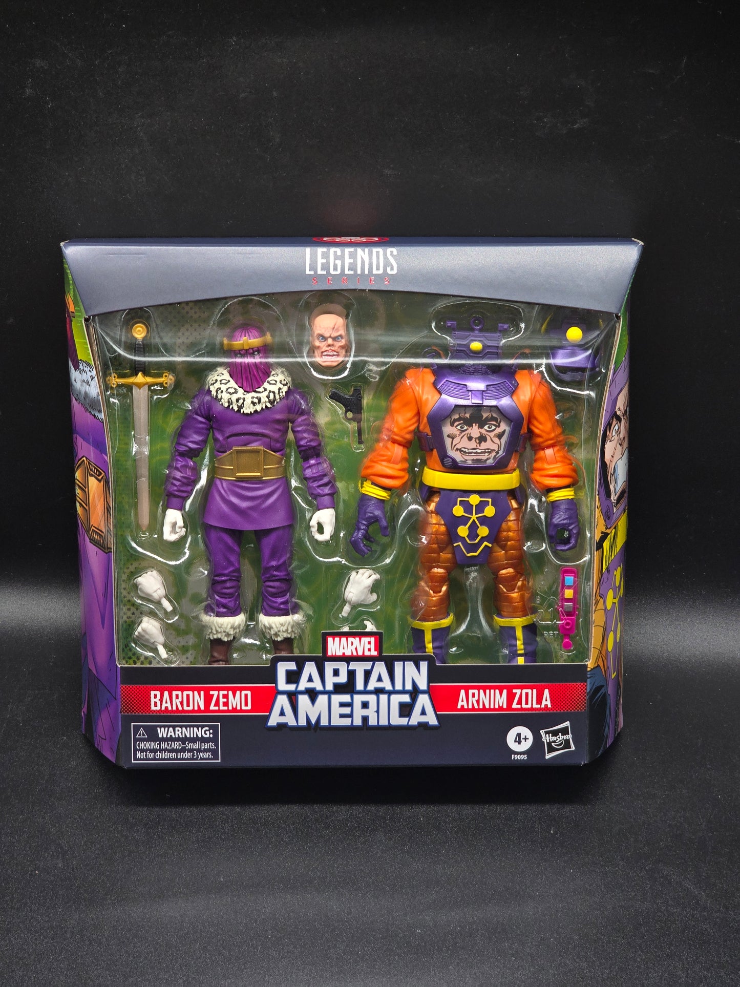 Baron Zemo and Arnim Zola Marvel Legends 2024 Captain America