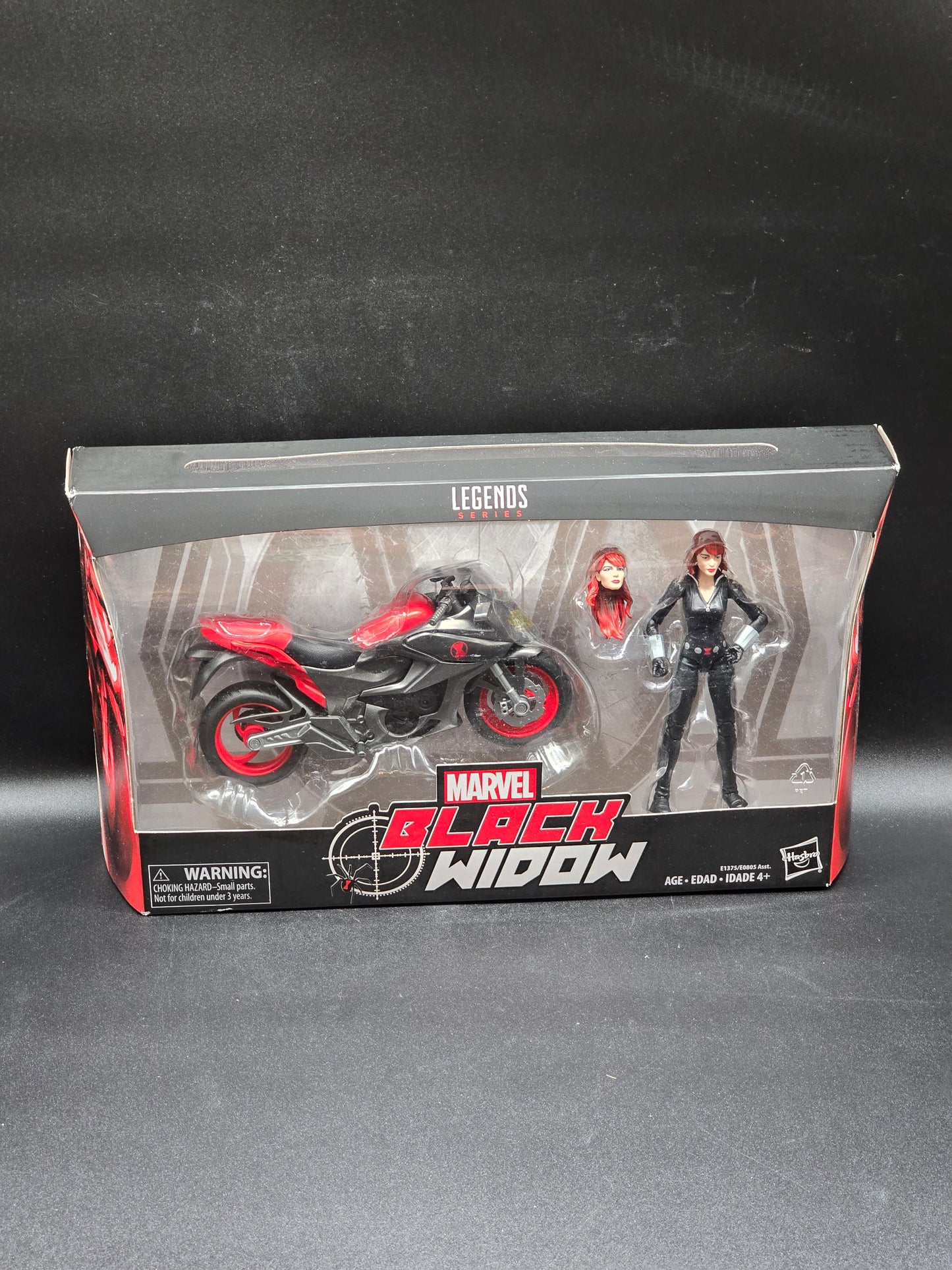 Black Widow With Motorcycle Marvel Legends 2017