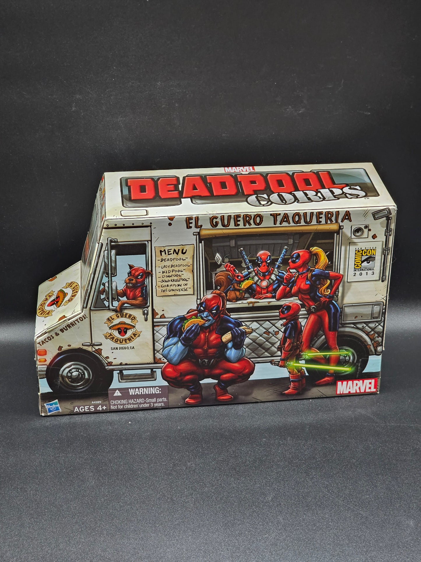 Deadpool Corps Taco Truck 3.75 figure set Marvel Legends SDCC 2013