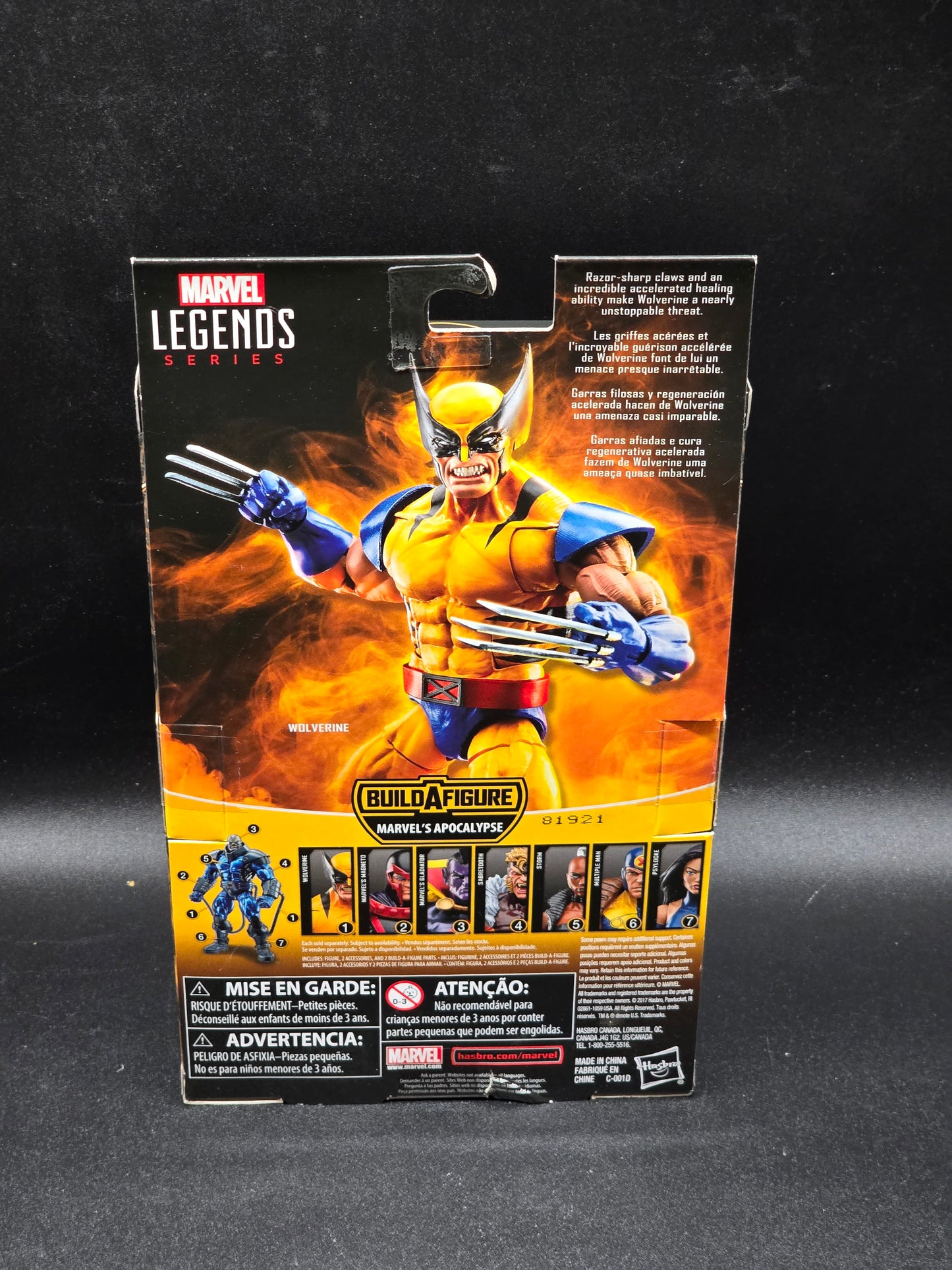 Wolverine Marvel Legends 2017 BAF Apocalypse