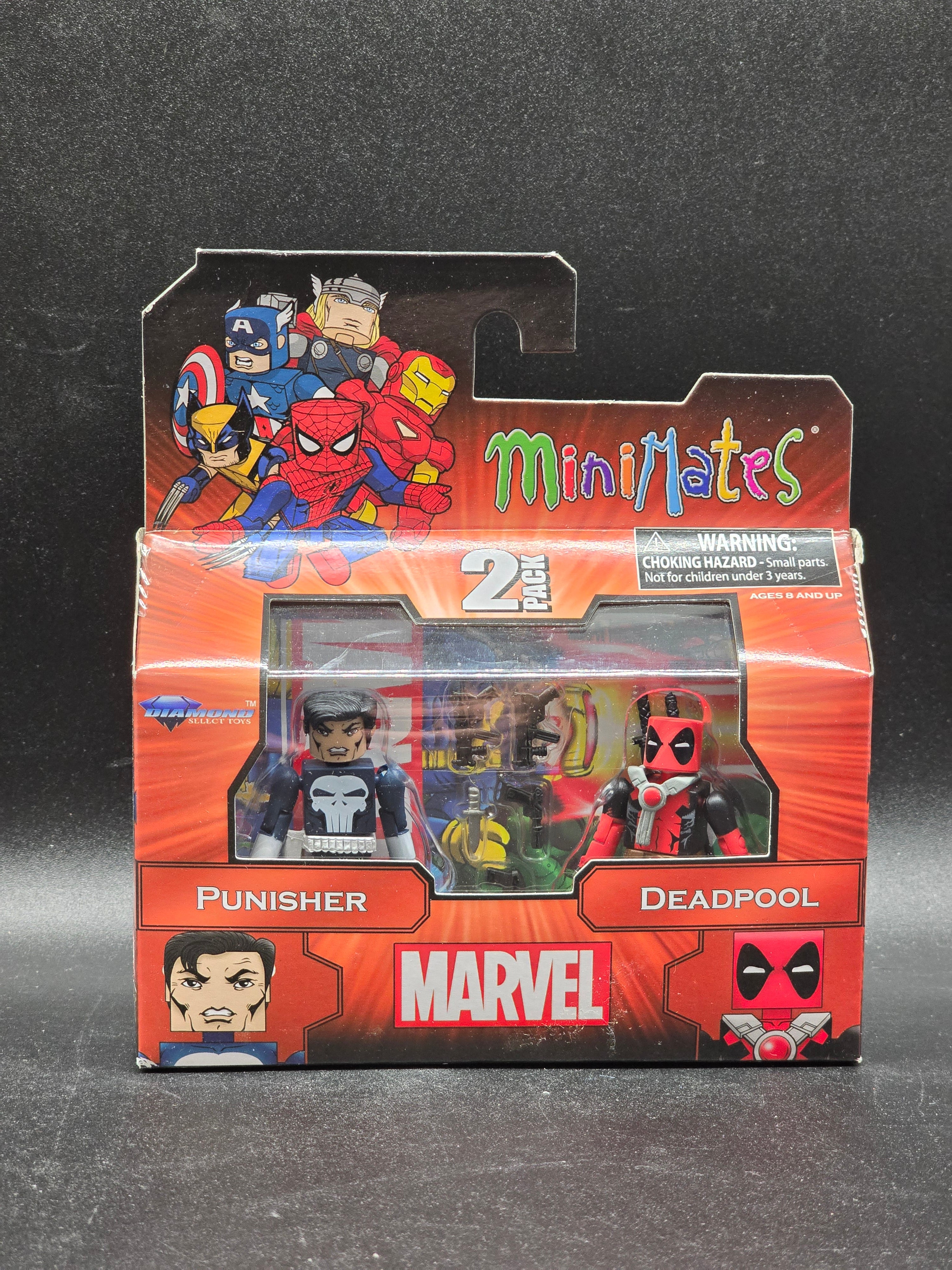 Deadpool and Punisher MiniMates