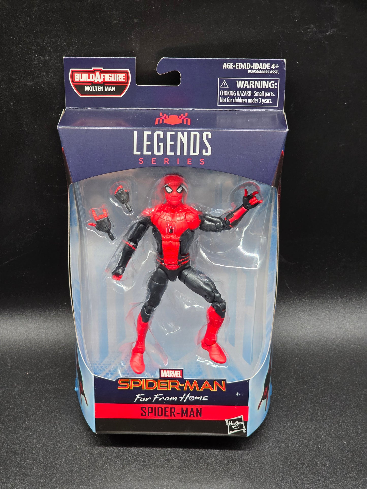 Spider-Man Marvel Legends 2018 Spider-Man Far From Home BAF Molten Man