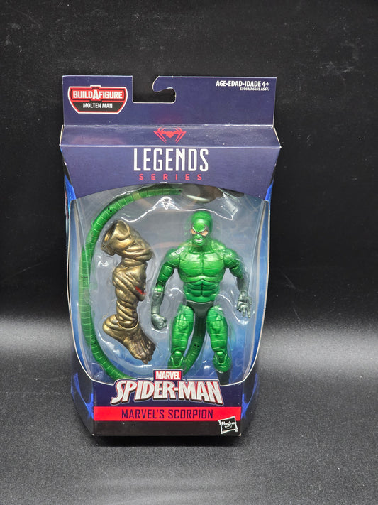 Scorpion Marvel Legends 2018 Spider-Man BAF Molten Man