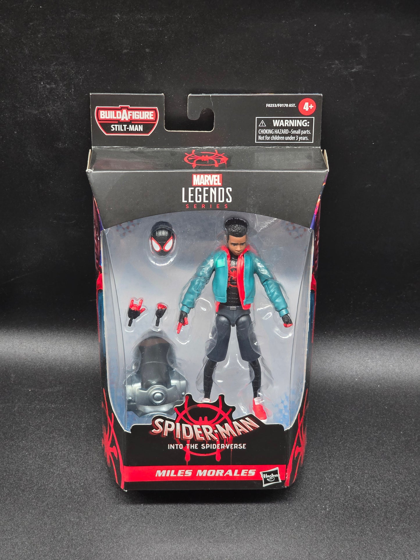 Miles Morales Marvel Legends 2021 Spider-Man Into the Spider-Verse BAF Stilt-Man