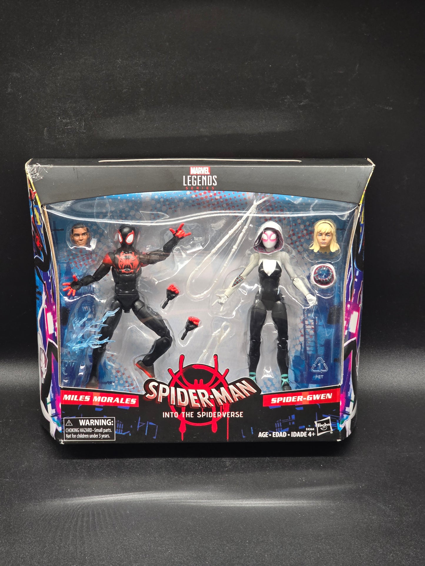 Miles Morales and Spider-Gwen Marvel Legends 2017 Spider-Man Into the Spider-Verse