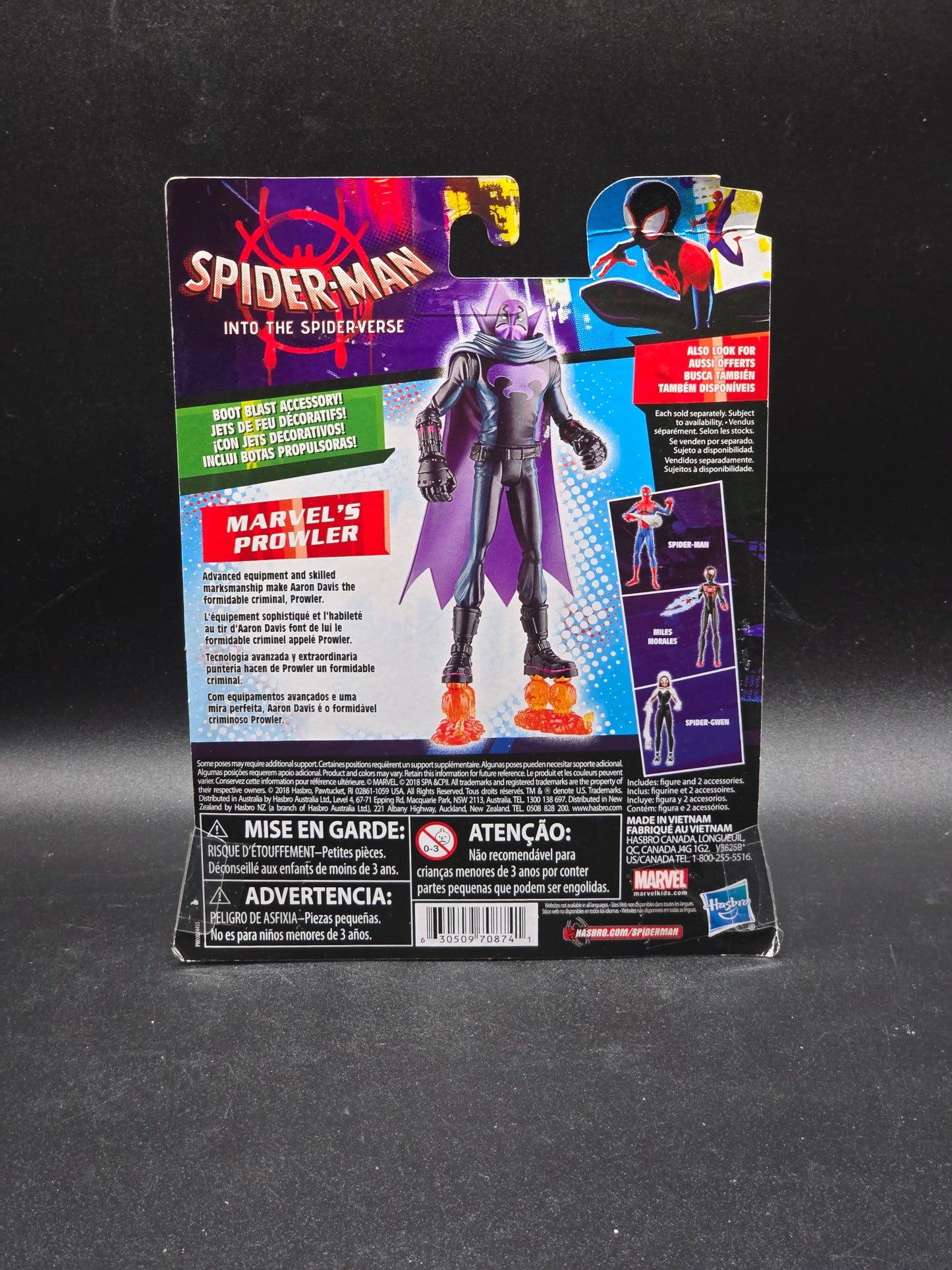 Prowler Spider-Man Into the Spider-Verse figure Hasbro 2018