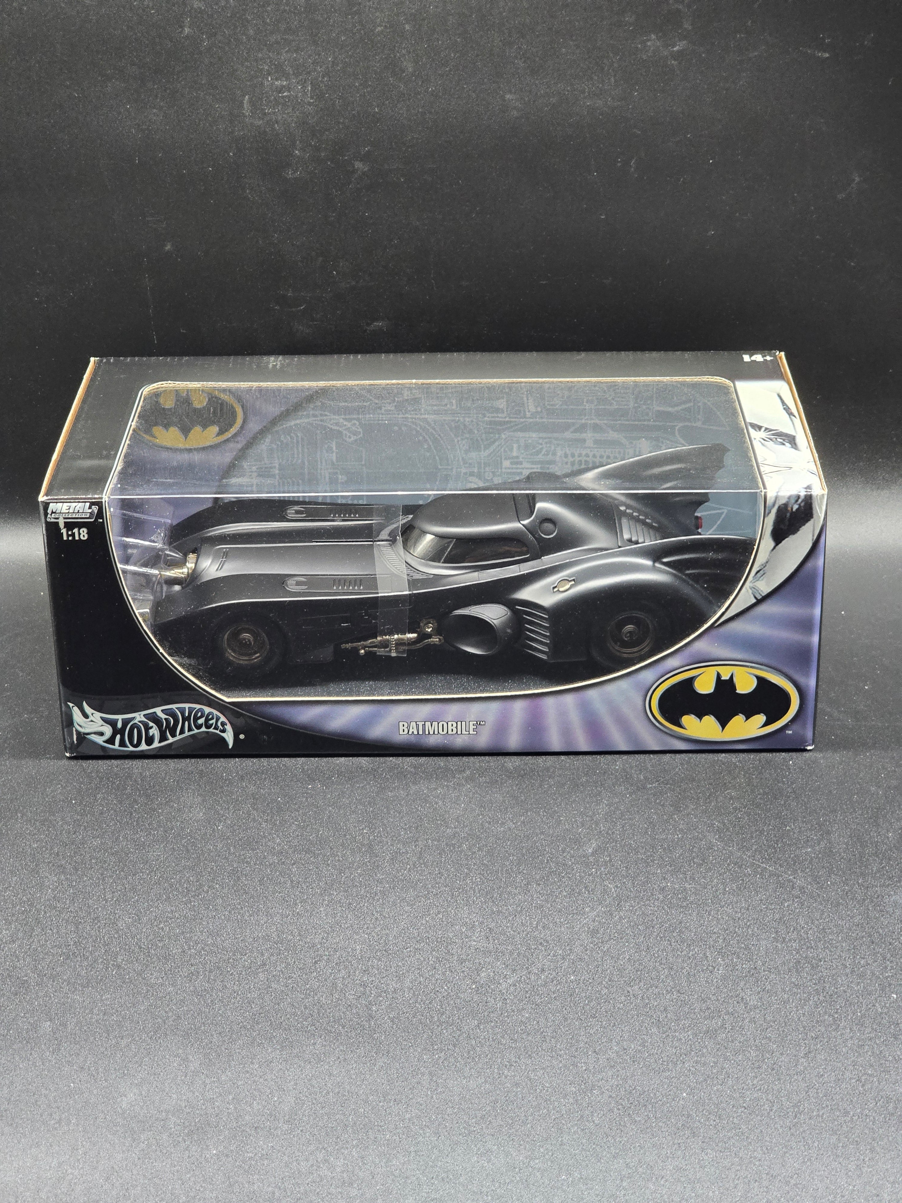 Hot Wheels 1989 Batmobile 1:18 スケール Hot Wheels 1:18 Scale Die Cast Metal (89 Batman) Batmobile
