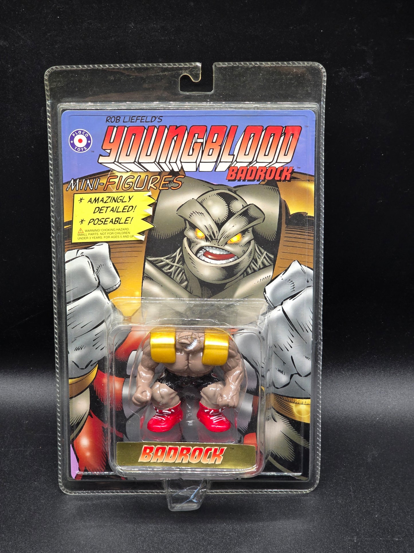 Badrock Youngblood mini figure 1995