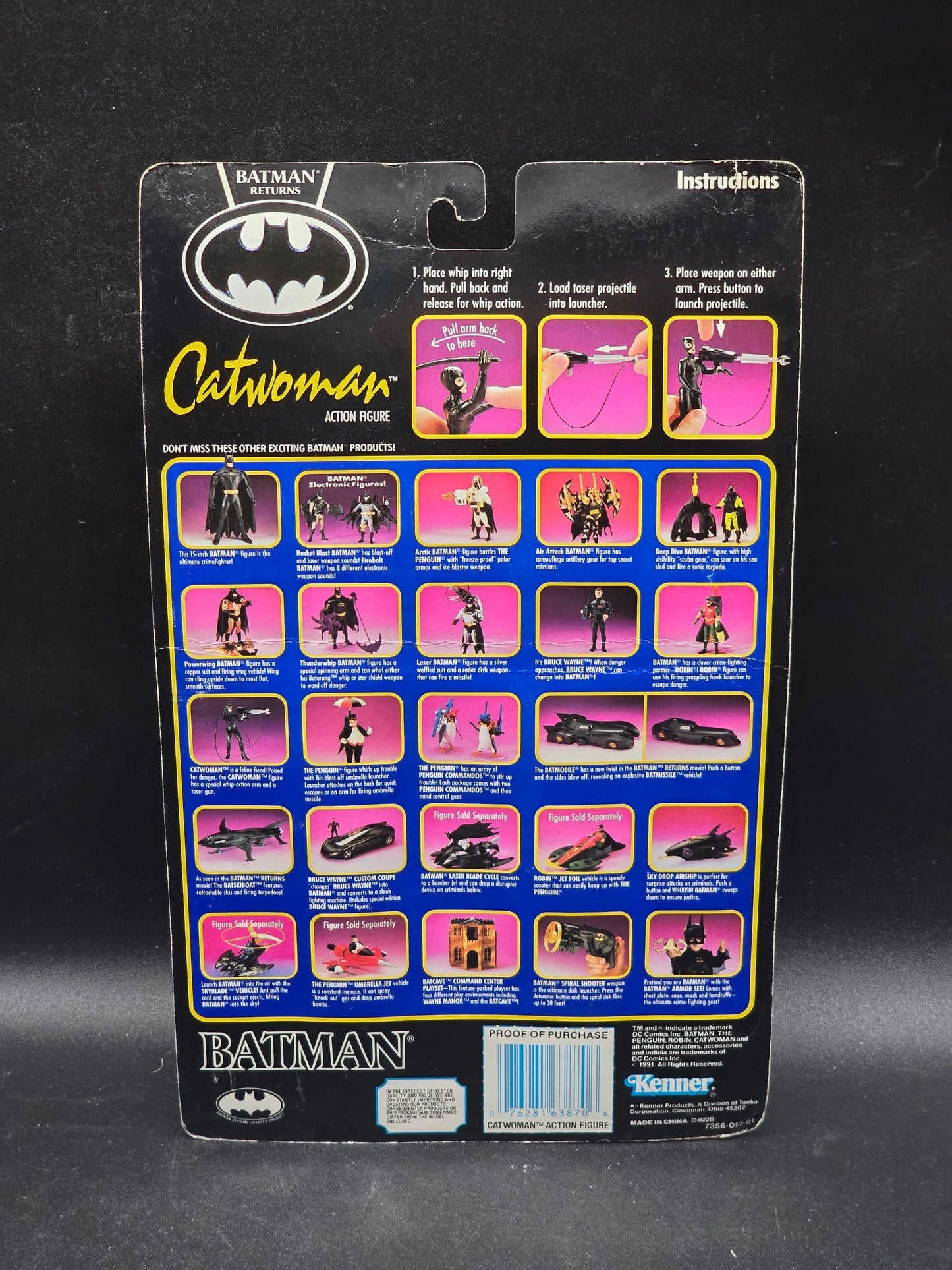 Catwoman Batman Returns Movie 1991 Kenner