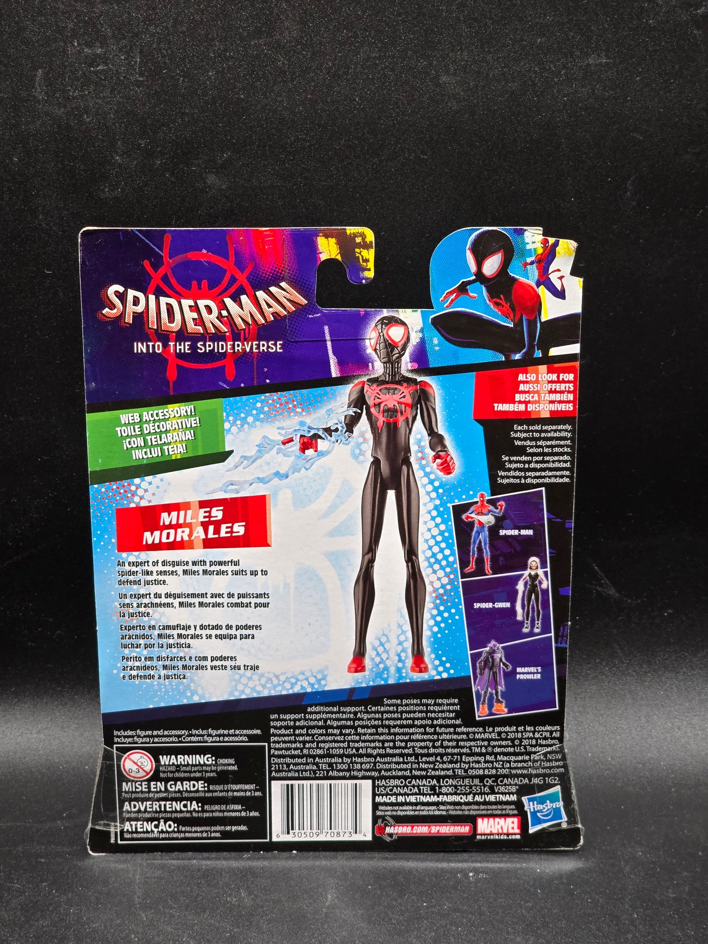 Miles Morales Spider-Man Into the Spider-Verse figure Hasbro 2018