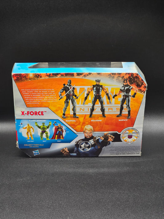 X-Force 3.75 Marvel Universe 3 figure set 2010