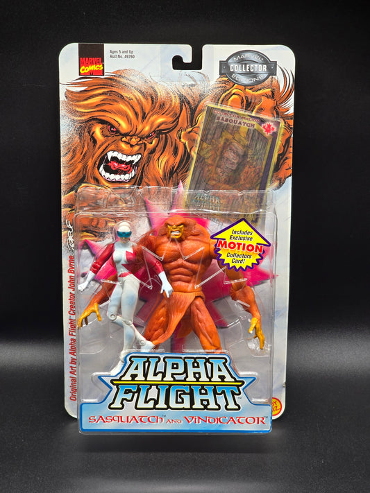 Sasquatch and Vindicator Alpha Flight 1999 Toybiz Collector Ed