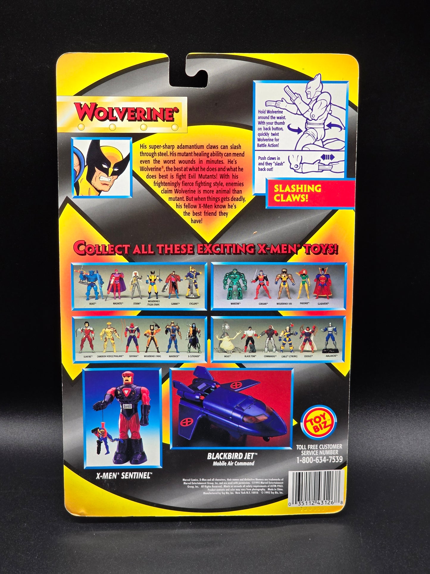 Wolverine X-Men Classic Toybiz 1995