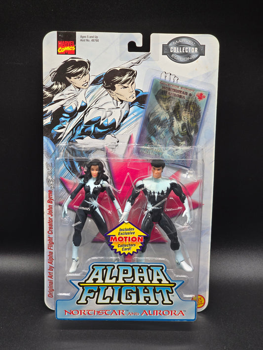 Northstar and Aurora Alpha Flight 1999 Toybiz Collector Ed