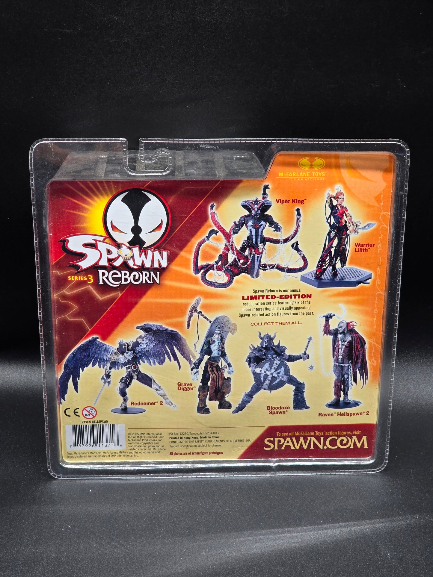 Raven Hellspawn Spawn Reborn series 3 McFarlane 2005