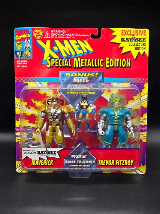 Maverick and Trevor Fitzroy X-Men Special Metallic Ed Toybiz 1994 (KB Exclusive)