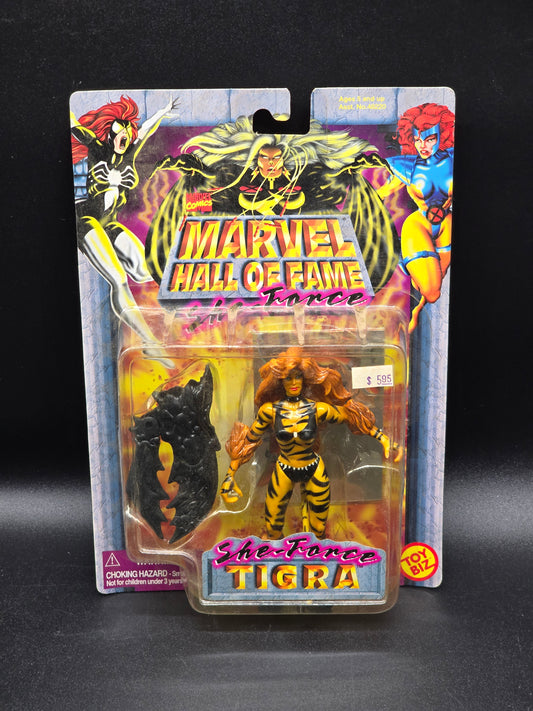 Tigra Marvel Hall of Fame She Force Toybiz 1997