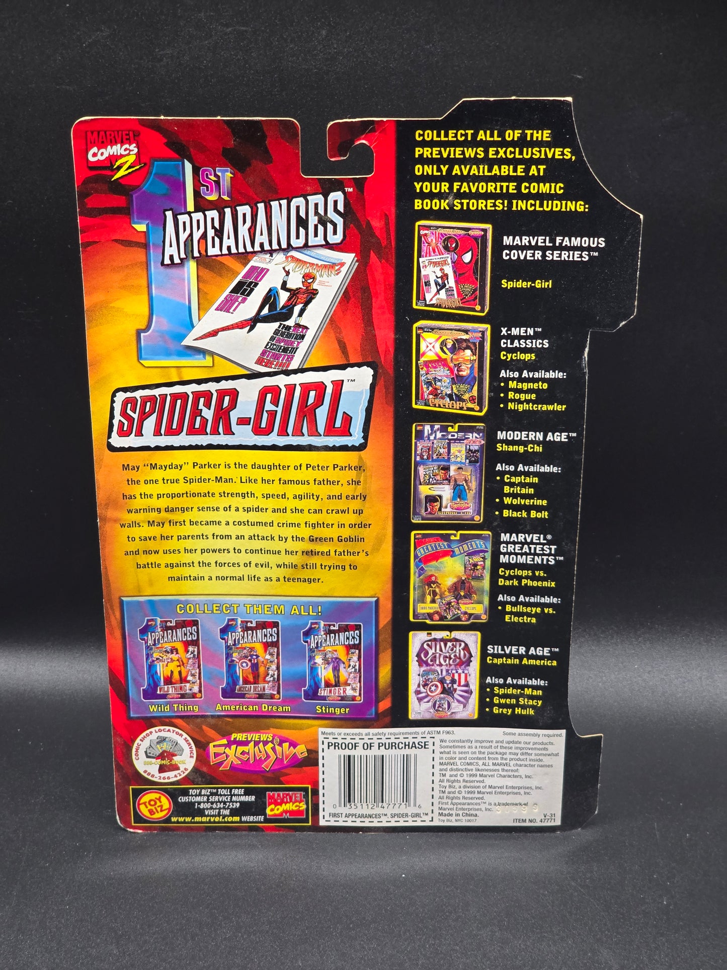 Spider-Girl Marvel 1st Appearances Toybiz 1999 (exclusive)