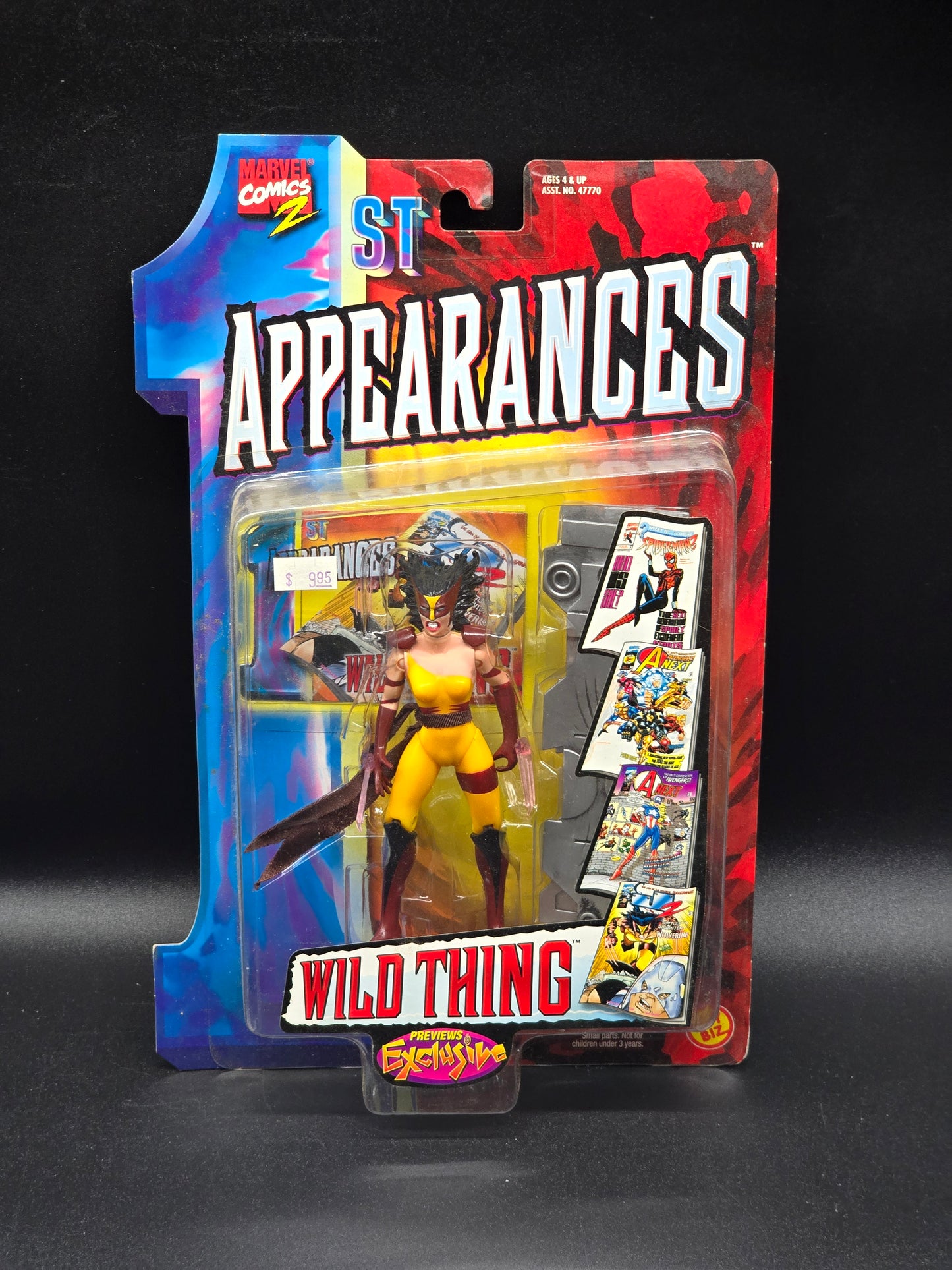 Wild Thing Marvel 1st Appearances Toybiz 1999 (exclusive)