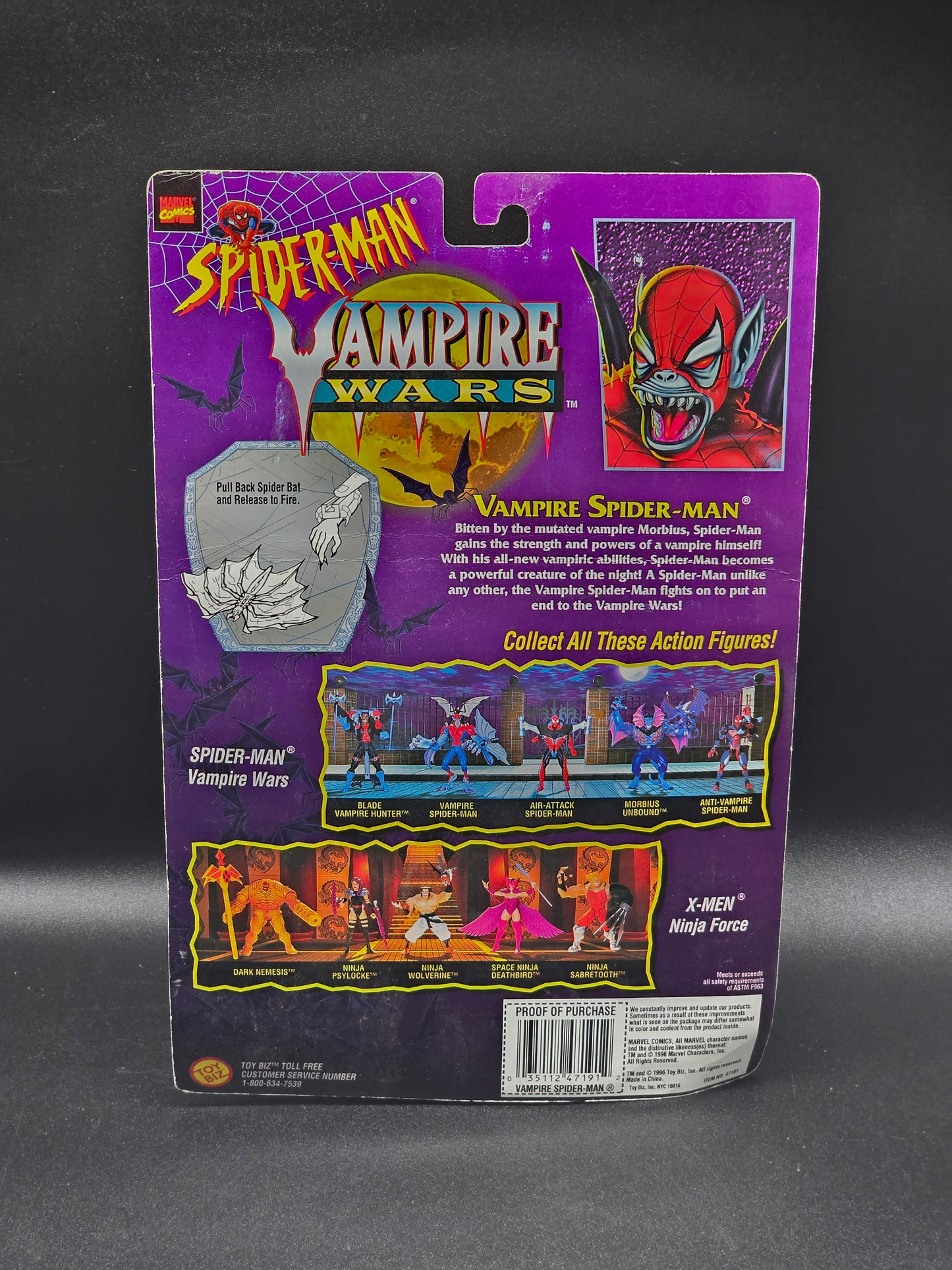 Vampire Spider-Man, Spider-Man Vampire Wars Toybiz 1996