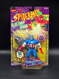 Captain America Spider-Man Electro-Spark Toybiz 1997