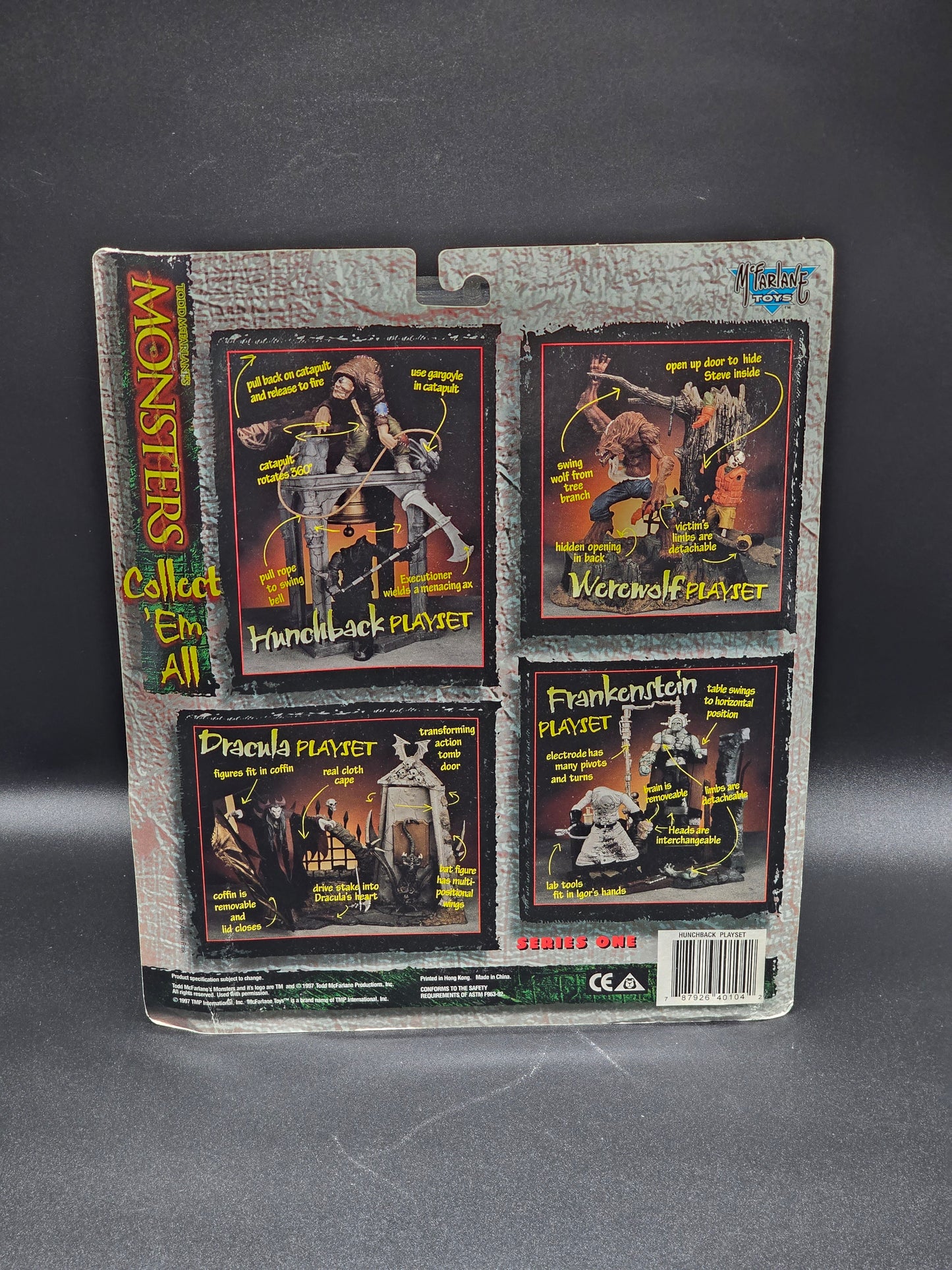 mcfarlane toys monsters series 1 Hunchback playset series 1 Monsters 1997 McFarlane – Uncanny Toys & More