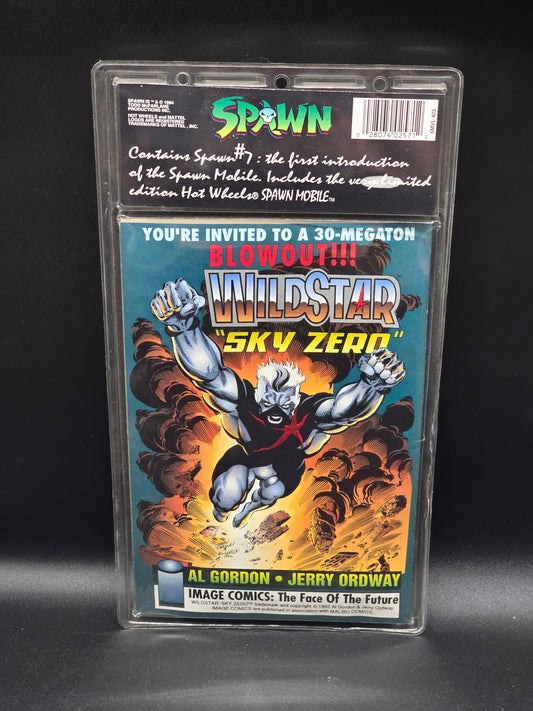 Spawn Mobile Hot Wheels with Spawn comic issue #7 1994