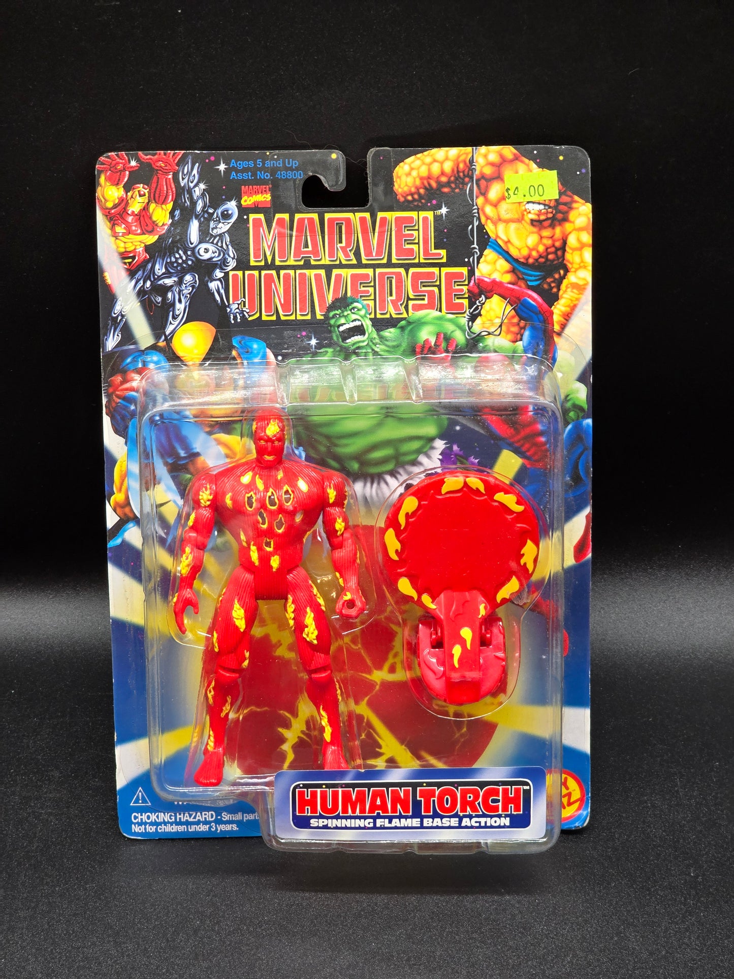 Human Torch Marvel Universe Toybiz 1997