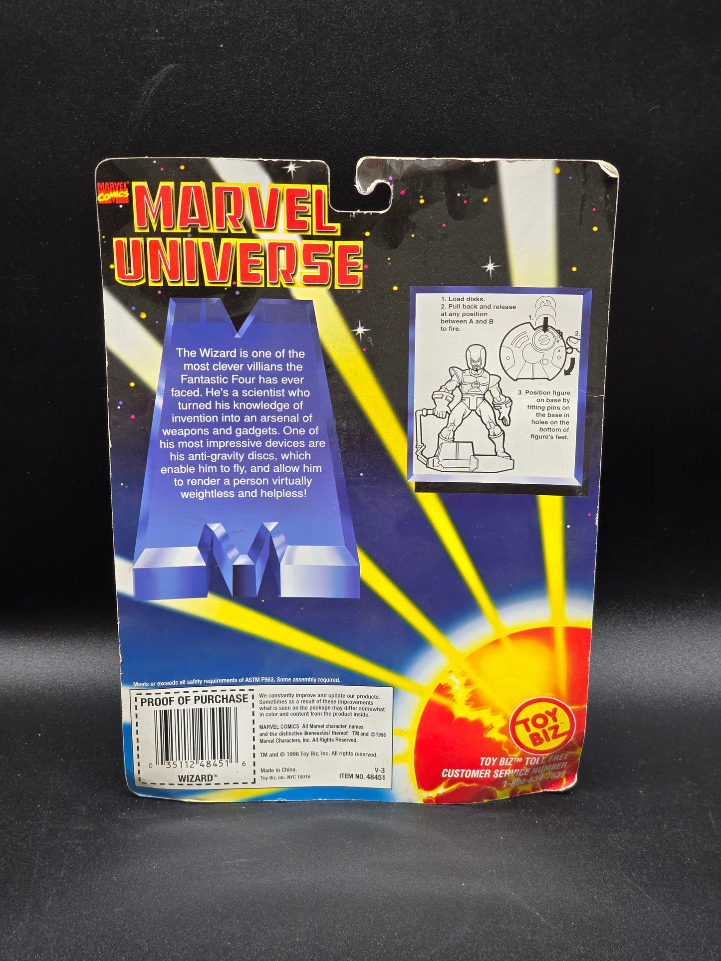 Wizard Marvel Universe Toybiz 1996