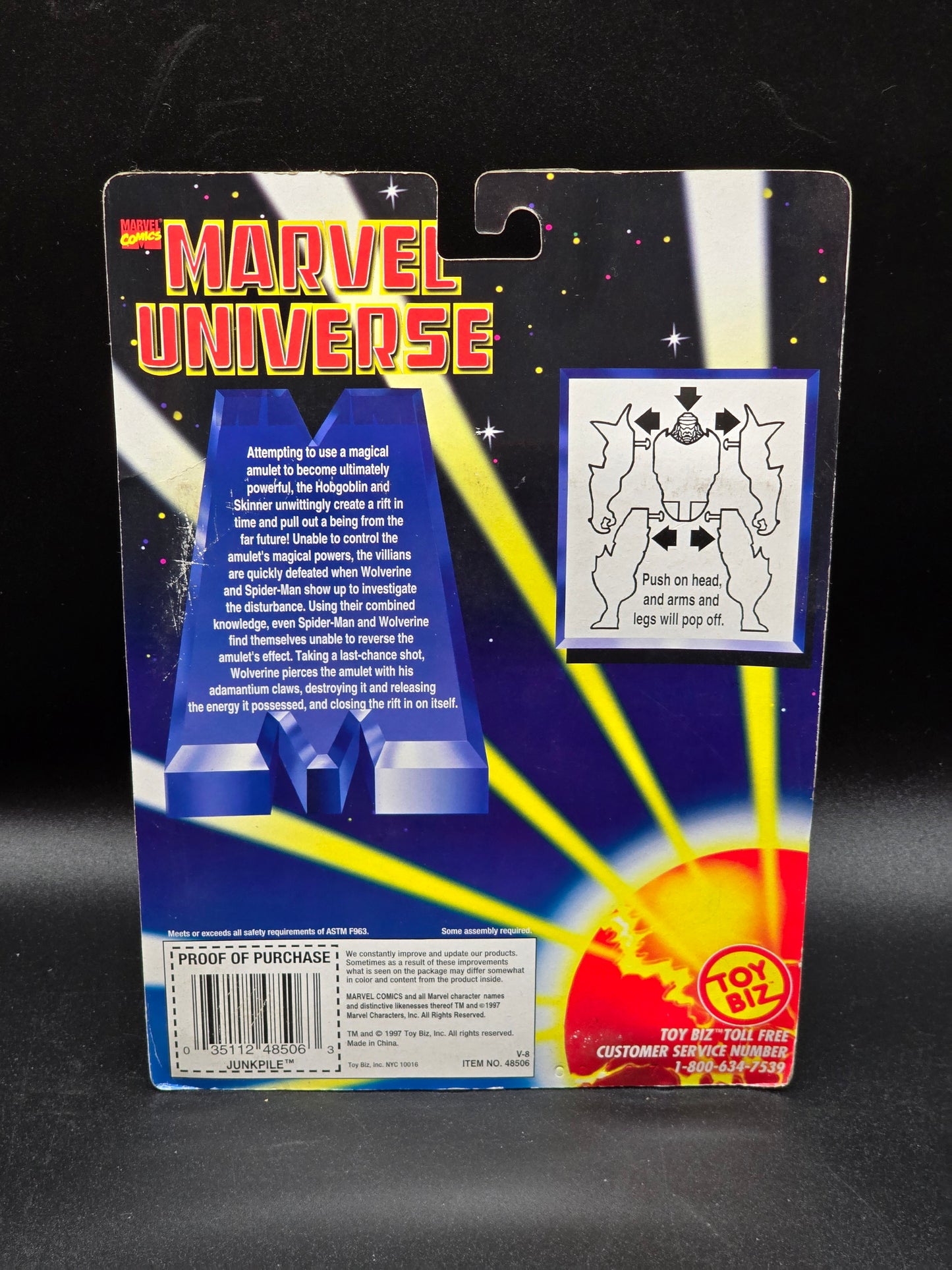 Junkpile Marvel Universe Toybiz 1997