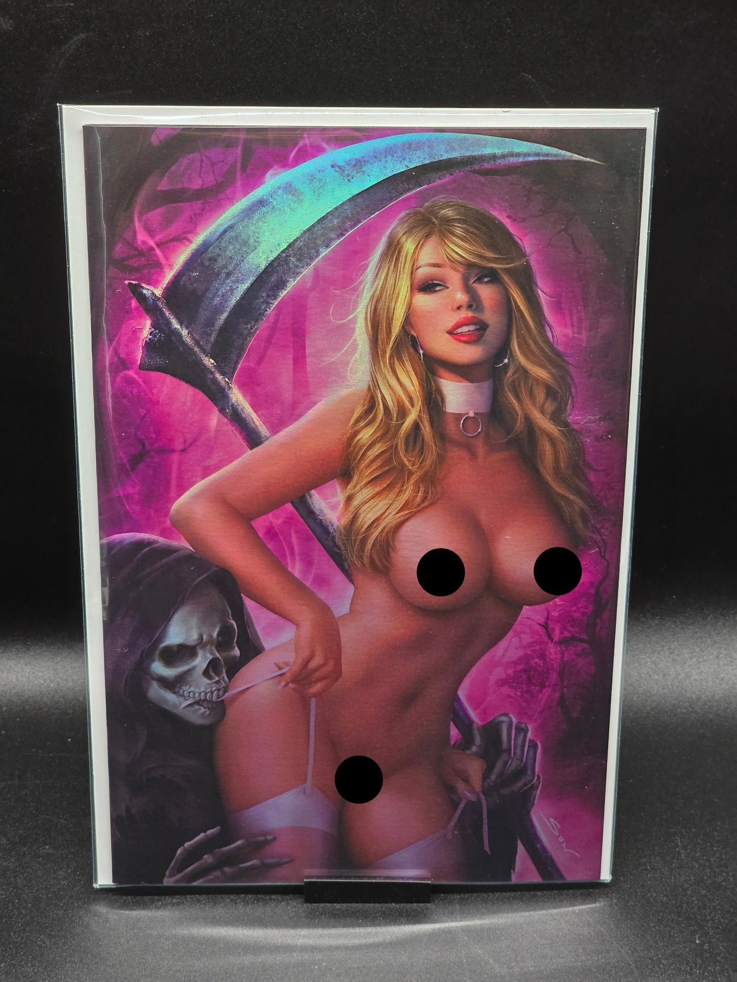 Becca Boo #2 Deadly Flirt KS Editions Full Risque VirginArt Sun Khamunaki (Holofoil)