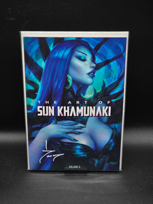 The Art of Sun Khamunaki Art Collection Book Vol 2 Trade Dress signed w/ COA