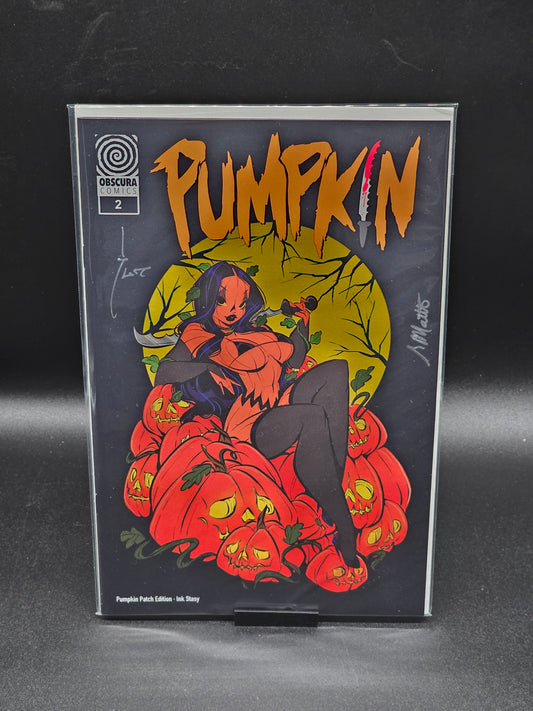 Pumpkin #2 KS Trade Dress Inkstasy Signed by Sun and Garth /w COA