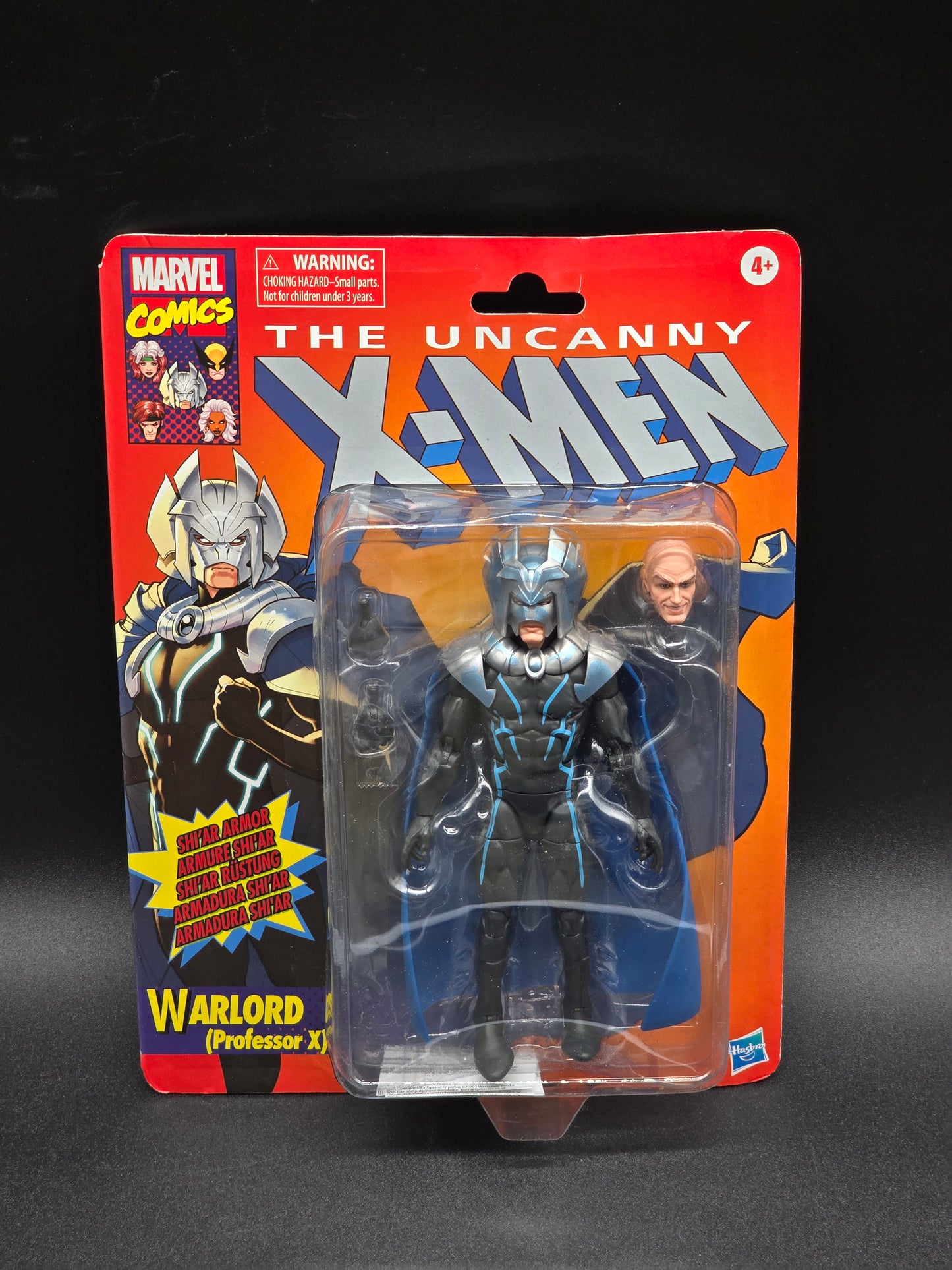 Warlord (Professor X) Marvel Legends 2024 X-Men Retro card Walmart exclusive (damaged card)