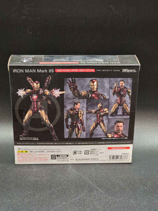 Iron Man Mark 85 The Infinity Saga FIVE YEARS LATER 2023 EDITION S.H Figuarts